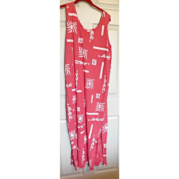 Coral Cotton Connection Maxi dress size Medium - Picture 1 of 5